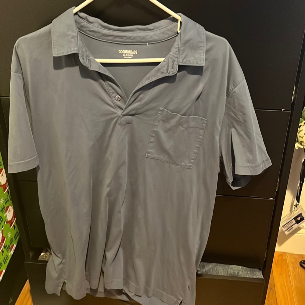 XL blue polo